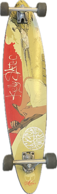 Vist Large View of Product Image Which is Used Arbor KELLY SLATER Complete Skateboard Brown Regular