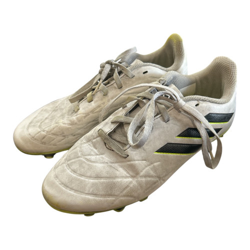 Vist Large View of Product Image Which is Used Adidas Soccer Cleats White Junior 04