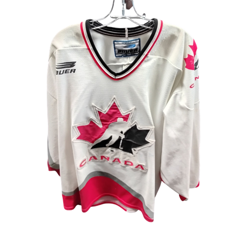 Vist Large View of Product Image Which is Used Bauer Hockey Tops Senior White XL