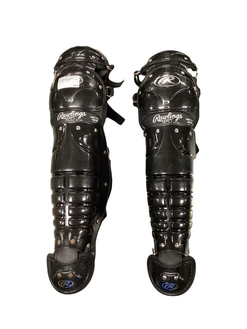 Vist Large View of Product Image Which is Used Rawlings 16DCW BB/SB Catchers Knee Savers Black