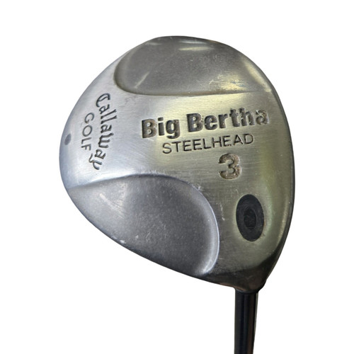 Vist Large View of Product Image Which is Used Callaway BIG BERTHA STEELHEAD FAIRWAY WOOD Mens Fairway Wood RH 3 Wood