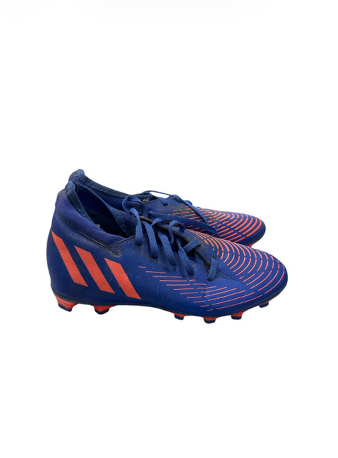 Vist Large View of Product Image Which is Used Adidas Soccer Cleats Royal Blue Junior 04