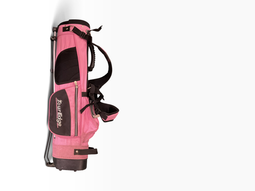 Vist Large View of Product Image Which is Used Tour Edge 4 CAVITY Jr Stand Bag Pink