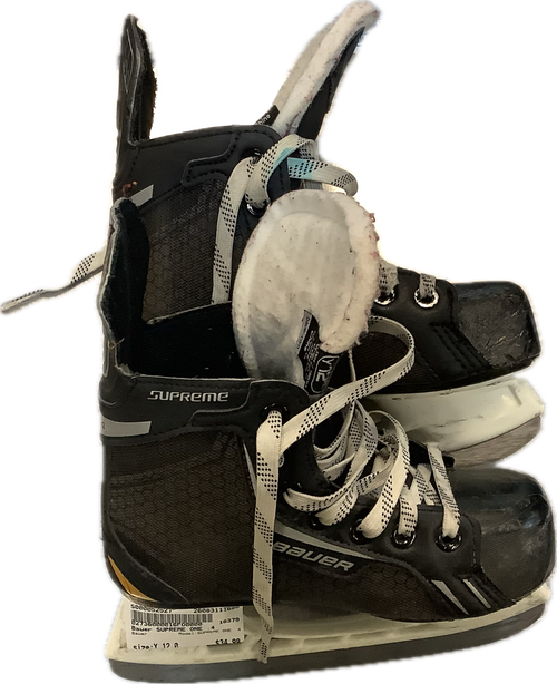 Vist Large View of Product Image Which is Used Bauer SUPREME ONE .4 Youth Hockey Skate Youth 12.0