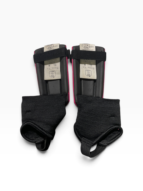 Vist Large View of Product Image Which is Used Adidas Soccer Shin Guards Youth Pink SM