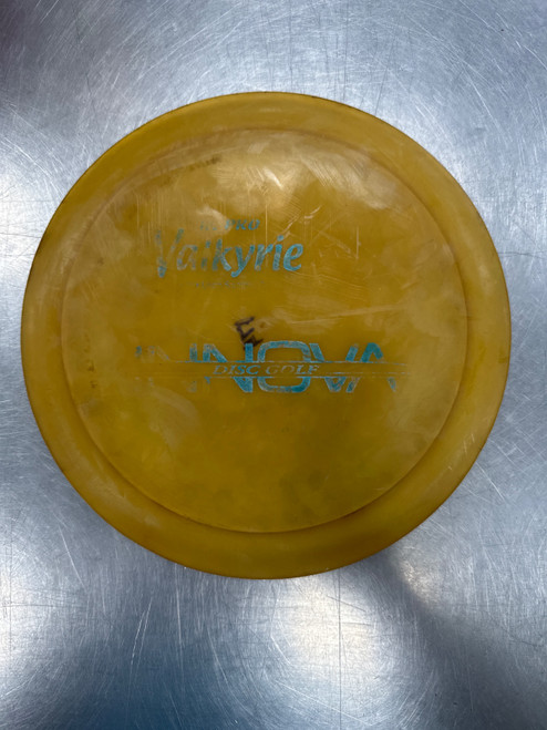 Vist Large View of Product Image Which is Used Innova JK PRO VALKYRIE Disc Golf Driver Yellow