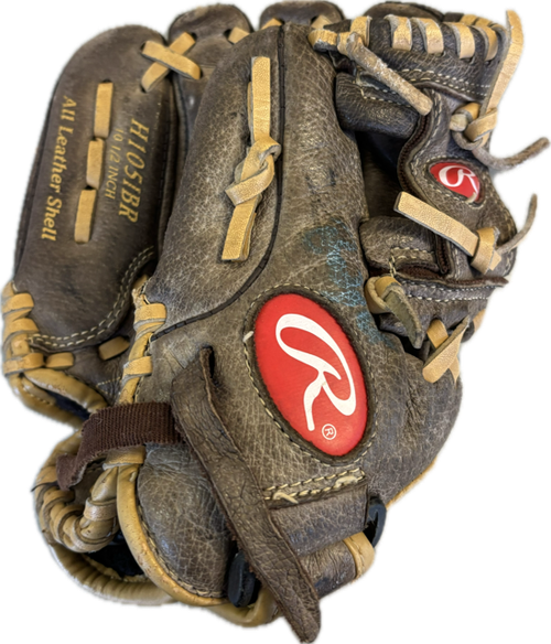 Vist Large View of Product Image Which is Used Rawlings H105IBR Baseball Glove LH Throw Brown 10 1/2"