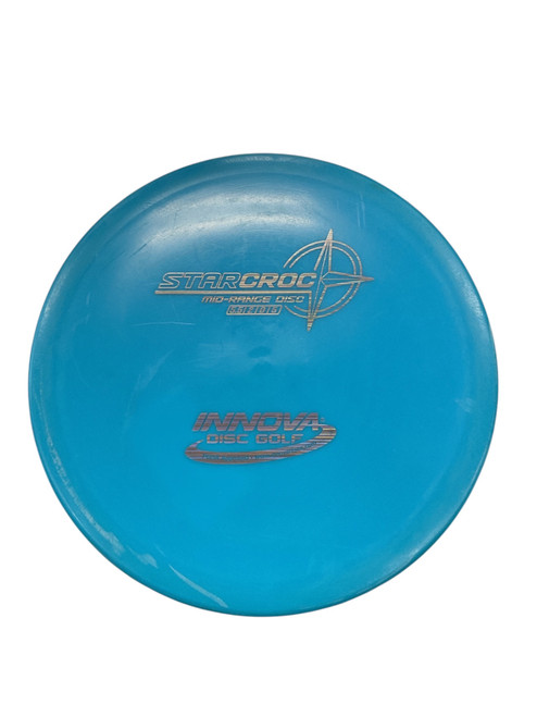 Vist Large View of Product Image Which is Used Innova STAR CROC Disc Golf Mid Range Carolina Blue 176g