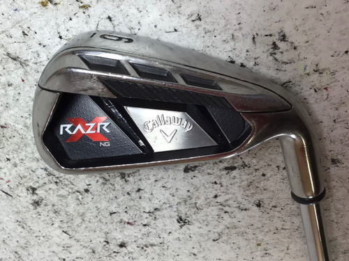 Vist Large View of Product Image Which is Used Callaway RAZR X NG Mens Individual Iron RH 6 Iron