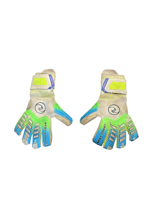 Vist Large View of Product Image Which is Used WEST COAST FUSION SZ 10 Soccer Goalie Gloves White 10