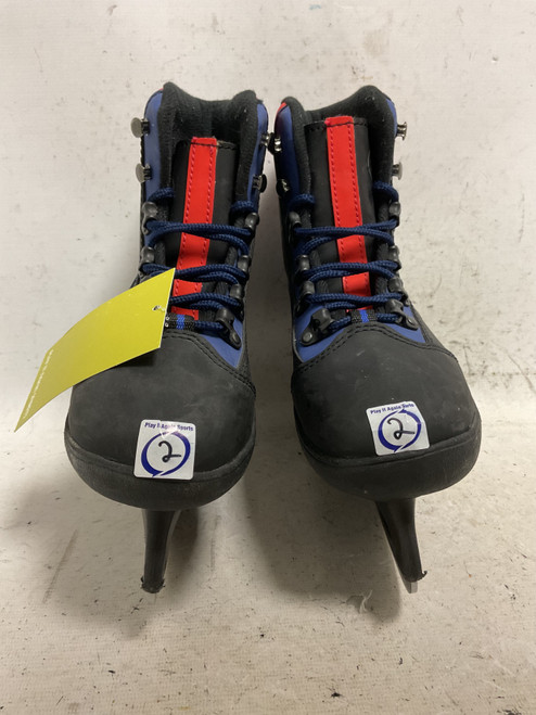 Vist Large View of Product Image Which is Used MIKRON CANTOP ROCKET Boys Softboot Skate Black/Navy/Red Junior 02