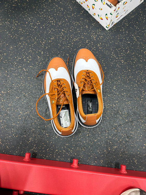 Vist Large View of Product Image Which is Used Puma ARNOLD PALMER COLLECTION Mens Golf Shoes Brown Senior 8.5