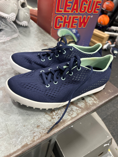 Vist Large View of Product Image Which is Used Puma Womens Golf Shoes Navy Blue Senior 6.5
