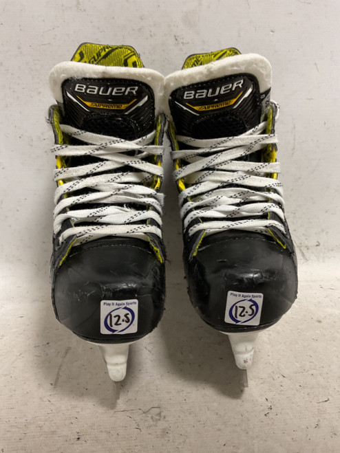 Vist Large View of Product Image Which is Used Bauer SUPREME IGNITE PRO Youth Hockey Skate Black Youth 12.5