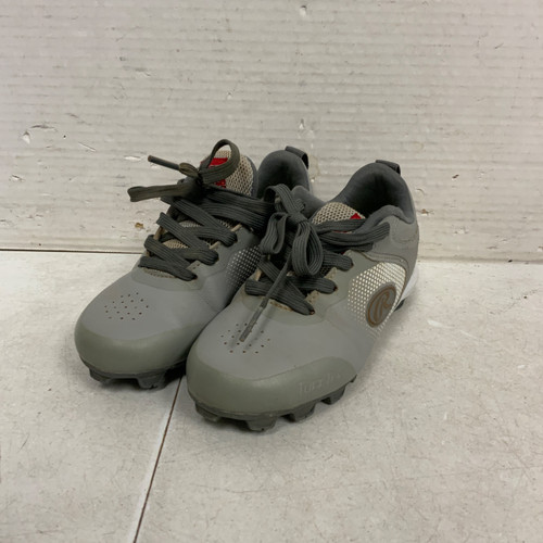 Vist Large View of Product Image Which is Used Rawlings COOLFLO BB/SB Cleats Grey Youth 12.0