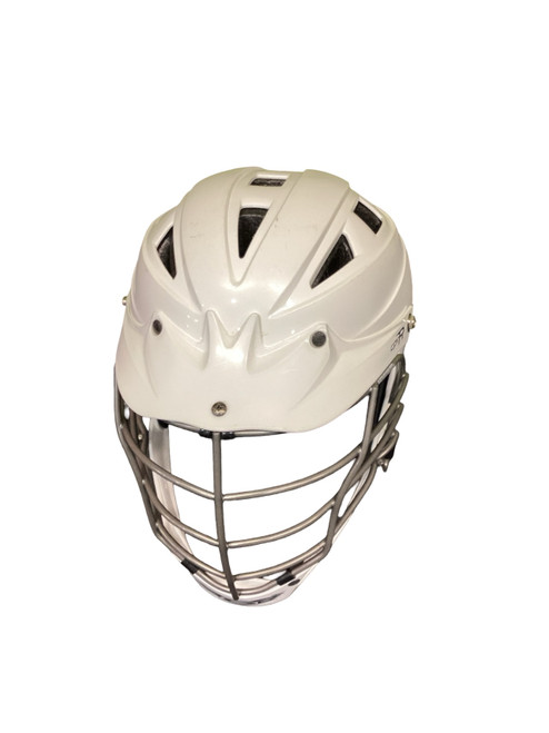 Vist Large View of Product Image Which is Used Cascade CPV-R Lacrosse Helmet White SM