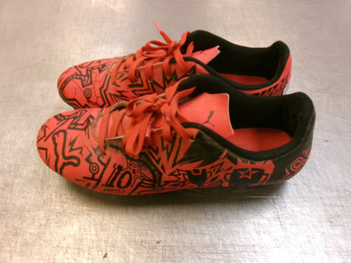 Vist Large View of Product Image Which is Used Puma Soccer Cleats Red Senior 5