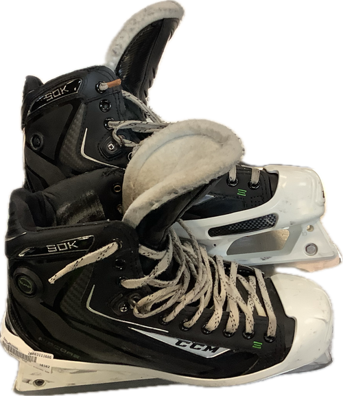 Vist Large View of Product Image Which is Used CCM RIBCORE 50K Senior Goalie Skate Senior 10
