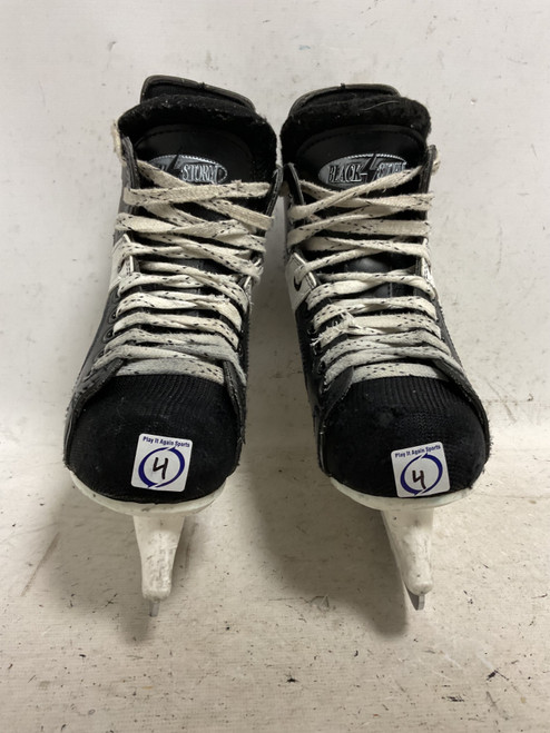 Vist Large View of Product Image Which is Used CCM BLACK STORM Intermediate Hockey Skate Intermediate 4.0