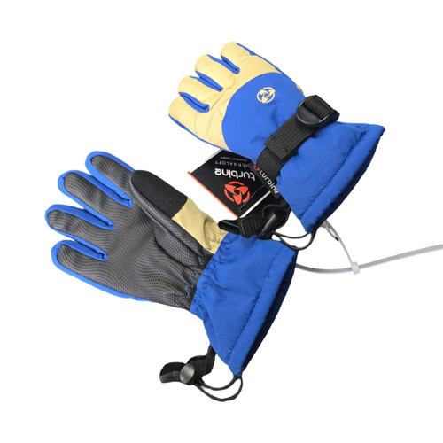 Vist Large View of Product Image Which is Used Turbine YOUTH GLOVES Outerwear Boys Gloves Royal Blue MD