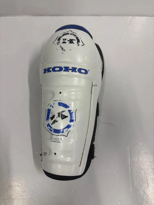 Vist Large View of Product Image Which is Used Koho 4410 S/G Youth Shin Guards White 9"
