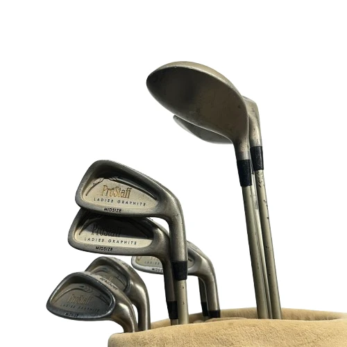 Vist Large View of Product Image Which is Used Wilson PROSTAFF Womens Package Set RH Vegas Gold 9 Piece