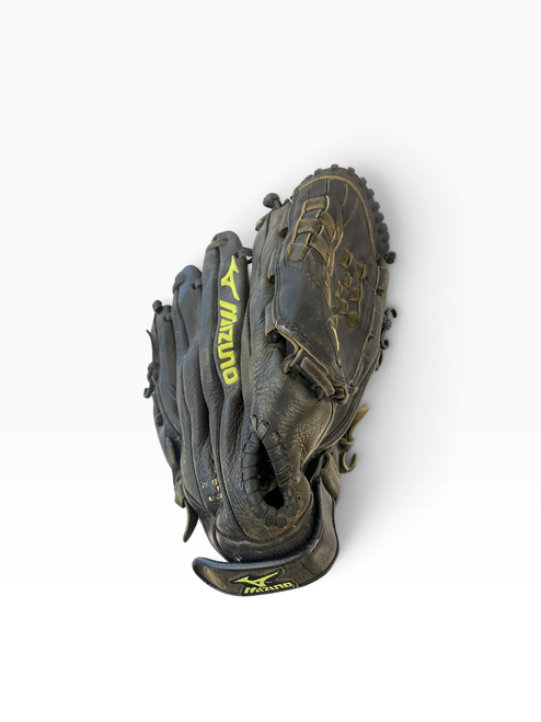 Vist Large View of Product Image Which is Used Mizuno FASTPITCH BB/SB Glove RH Throw Black 14"