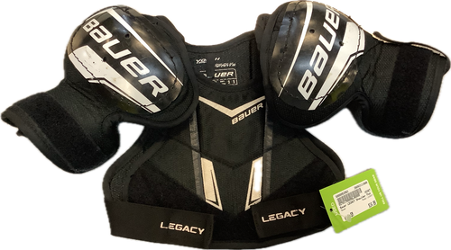 Vist Large View of Product Image Which is Used Bauer LEGACY Youth Shoulder Pads SM
