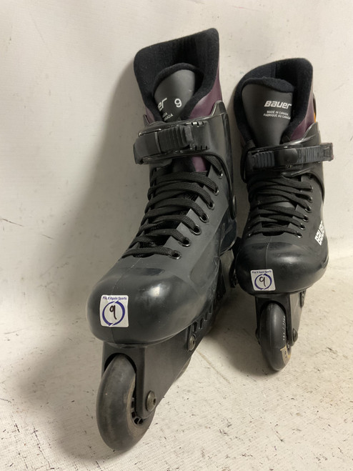 Vist Large View of Product Image Which is Used Bauer F3 Senior Rec Fitness Skates Black Senior 9