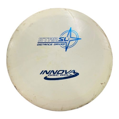 Vist Large View of Product Image Which is Used Innova STAR SL PFN Disc Golf Driver White 174g