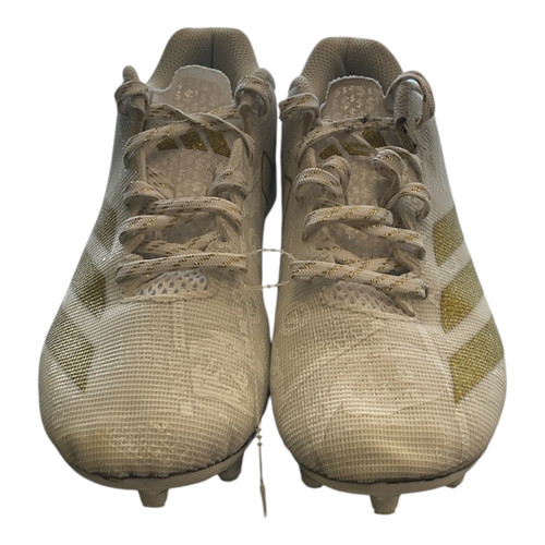 Vist Large View of Product Image Which is Used Adidas LAX Cleats Mens White Senior 4