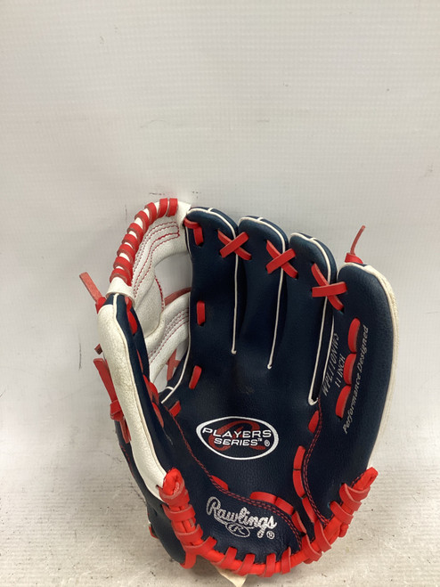 Vist Large View of Product Image Which is Used Rawlings PLAYERS SERIES BB/SB Glove RH Throw Navy Blue 11"