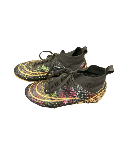 Vist Large View of Product Image Which is Used Nike MERCURIAL Soccer Cleats Black Junior 02.5