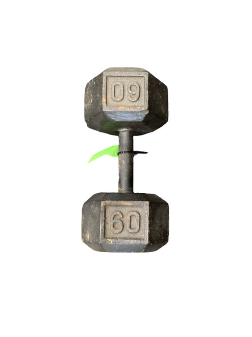 Vist Large View of Product Image Which is Used Hex Dumbbell (Each) 60 lb