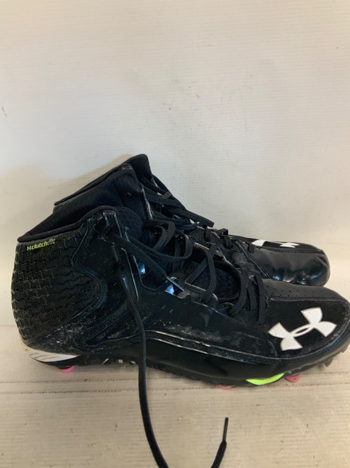 Vist Large View of Product Image Which is Used Under Armour CLUTCH FIT Adult FB Cleats Black Senior 13