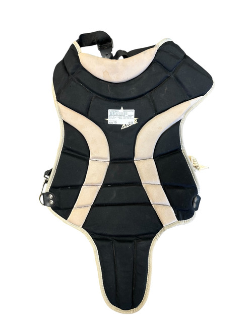 Vist Large View of Product Image Which is Used All-Star CHEST PROTECTOR Catchers Chest Protector Black Youth
