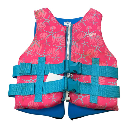Vist Large View of Product Image Which is Used Speedo Youth PFD Pink Youth 50-90