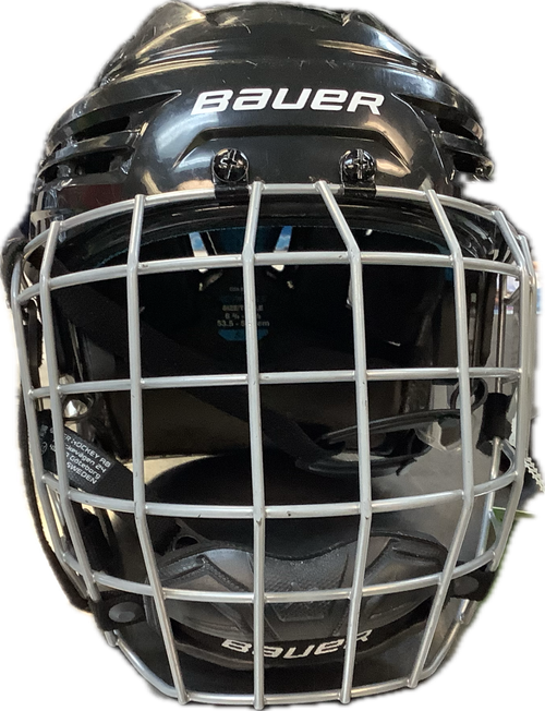 Vist Large View of Product Image Which is Used Bauer REAKT 65 Helmet Cage Combo Black SM