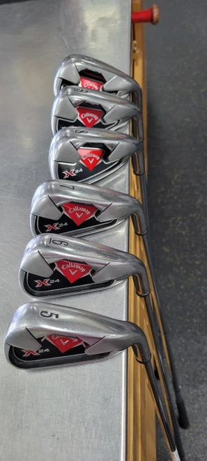 Vist Large View of Product Image Which is Used Callaway X24 5-SW Mens Iron Set RH 5I-SW