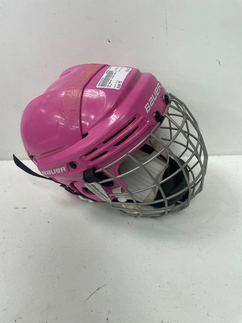 Vist Large View of Product Image Which is Used Bauer 2100 Helmet Cage Combo Pink MD