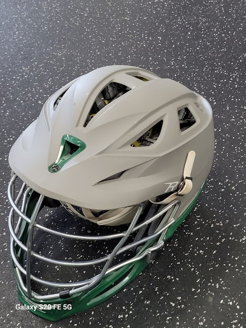 Vist Large View of Product Image Which is Used Cascade R Lacrosse Helmet Grey One Size