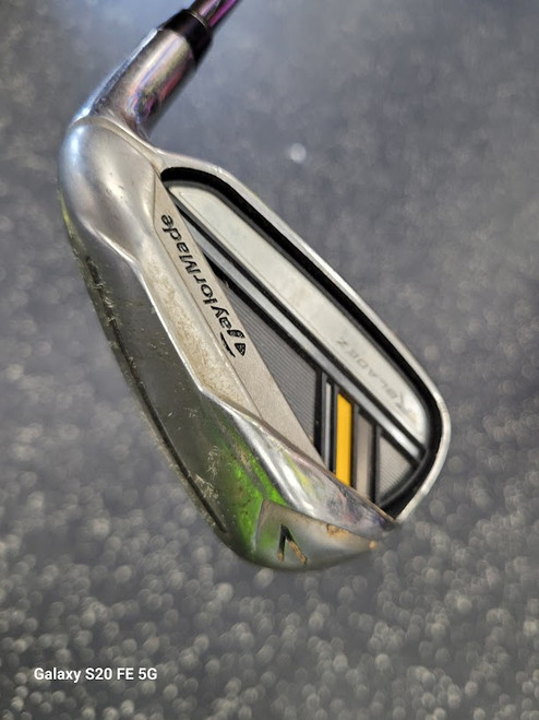Vist Large View of Product Image Which is Used Taylormade RBLADEZ Mens Individual Iron RH 7 Iron