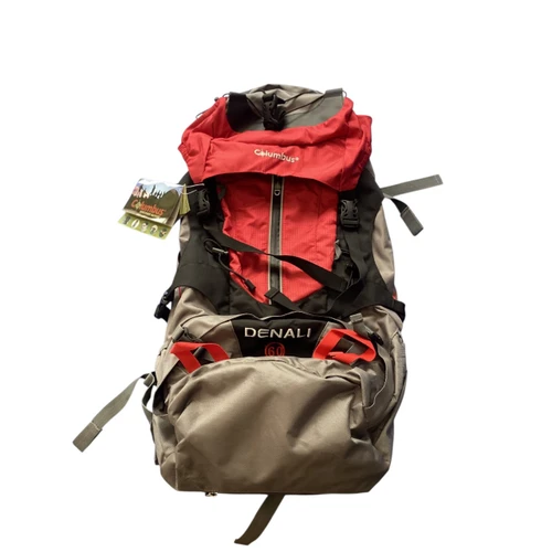Vist Large View of Product Image Which is NEW COLUMBUS DENALI 60l Backpack Red