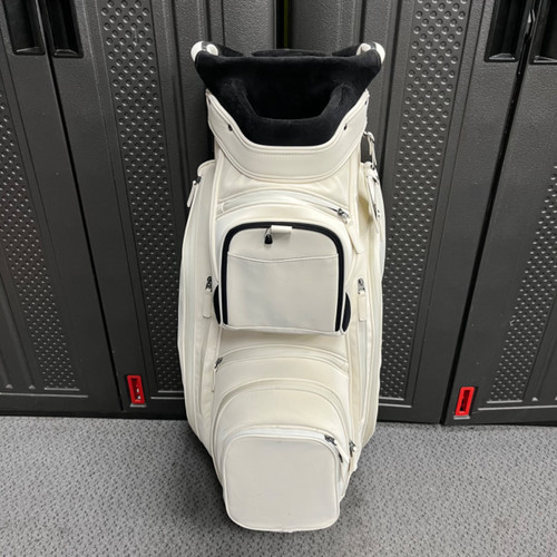 Vist Large View of Product Image Which is Used Taylormade SIGNATURE Mens Cart Bag Cream White