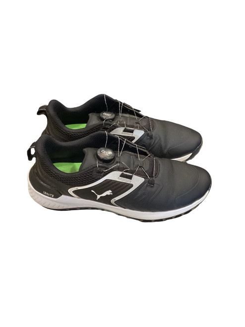 Vist Large View of Product Image Which is Used Puma Mens Golf Shoes Black Senior 10