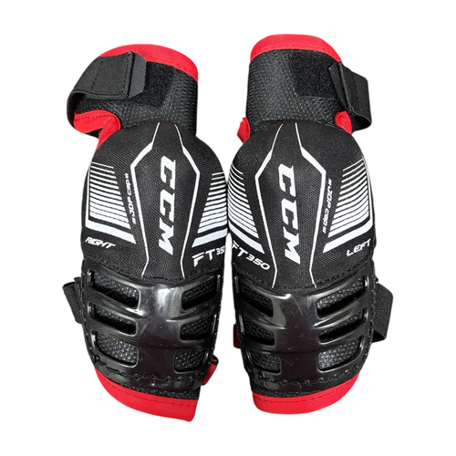 Vist Large View of Product Image Which is Used CCM FT350 Junior Hockey Elbow Pads Medium