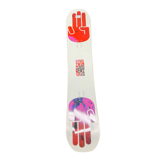 Vist Large View of Product Image Which is Used BATALEON EVIL TWIN Mens Snowboard Only White 152 cm