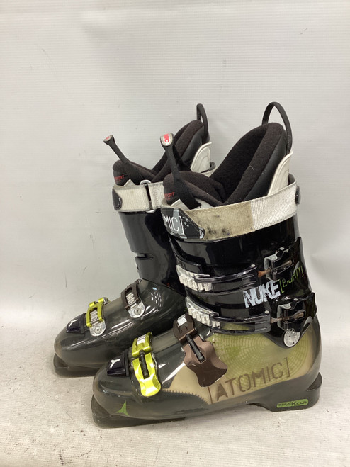 Vist Large View of Product Image Which is Used Atomic NUKE EIGHTY Mens DH Ski Boot Black 275 MP - M09.5 - W10.5