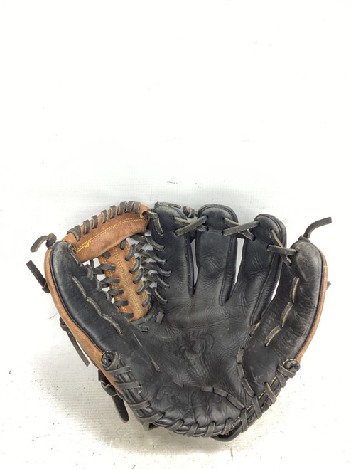 Vist Large View of Product Image Which is Used Rawlings PREMIUM SERIES BB/SB Glove RH Throw Black 11 3/4"