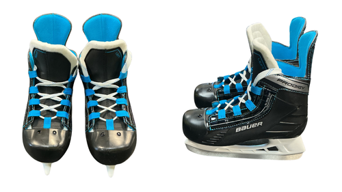 Vist Large View of Product Image Which is Used Bauer PRODIGY Youth Hockey Skate Youth 12.0